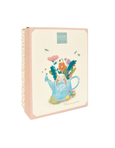 Плюшена играчка за гушкане Doudou заек с клипс за залъгалка 19 см, DC4209 2