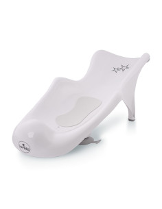 Пластмасова нехлъзгаща се подложка за къпане Lorelli Little Stars, white