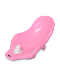 Бебешка вана с оттичане, термометър и подложка Lorelli, розова