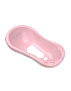 Бебешка нехлъзгаща вана с оттичане Lorelli Little Stars, pink, 84 см