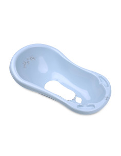 Бебешка нехлъзгаща вана с оттичане Lorelli Little Stars, blue, 84 см