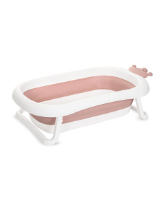 Lorelli - Сгъваема бебешка вана с оттичане Royal 83 см, Nordic Pink