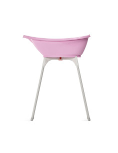 Комплект бебешка вана и стойка Chipolino Бела, розова 2