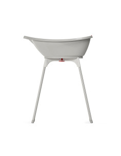 Комплект бебешка вана и стойка Chipolino Бела, светло сива