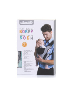 Кенгуру за бебе Chipolino Bobby, абанос 2
