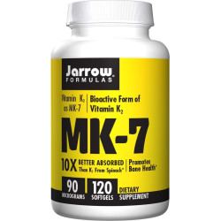 Jarrow Formulas MK7 (K2) 90mcg - Витамин K | 120 sgels