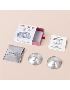 Сребърни протектори за зърна Momcozy 2