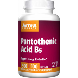 Jarrow Formulas Pantothenic Acid B5 500mg - Пантотенова Киселина | 100 caps