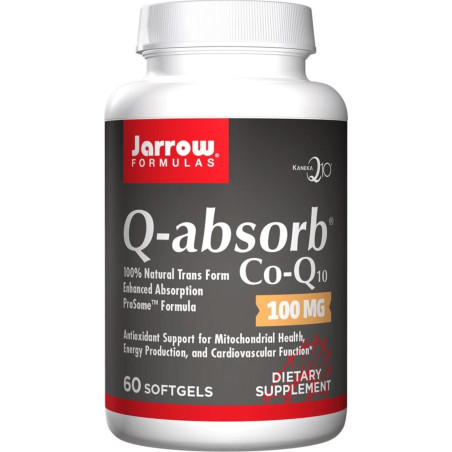 Jarrow Formulas Ubiquinone - Q-absorb® Co-Q10 100mg - Убихинон | 60 sgels