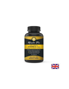 Формула за силен имунитет с мед от манука Manuka Plus High Strength Vitamin D3 25 µg Energy - Immune Boost 30 капсули