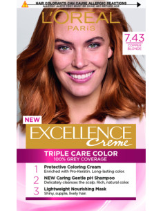 Excellence 7.43 Боя за коса Copper Blonde