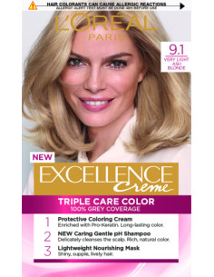 Excellence 9.1 Боя за коса Very Lig.Ash Blond
