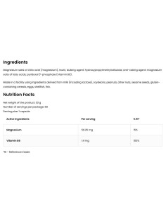 Magnesium Citrate + B6 P-5-P Blisters 2