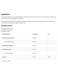 Glucosamine + MSM + Chondroitin + Vitamin C 2