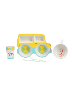 Детски сервиз за хранене Raya Toys Cars, 5 части 2