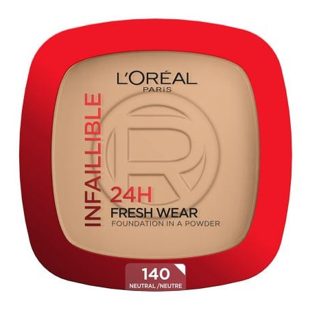 L'Oreal Paris Infaiilible 24H компактна пудра 140 Golden beige
