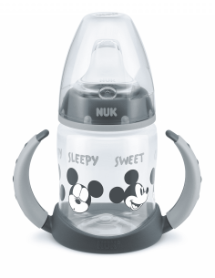 NUK First Choice РР Шише Temperature Control 150мл. със силиконов накрайник за сок Mickey grey 2