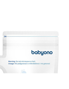 Tорбички за съхранение на кърма Babyono, 30 броя х 180 мл 1084 2