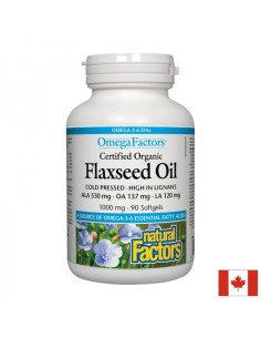 Ленено масло 1000 mg х 90 софтгел капсули