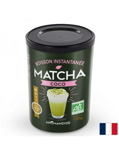 Матча и кокосово мляко - тонизираща напитка 150 g, прах