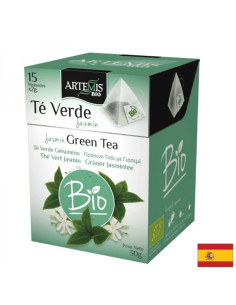 Зелен чай с жасмин Био 15 филтърни пакетчета