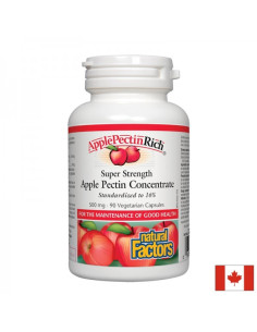 Ябълков пектин супер концентрат Детокс и контрол на кръвната захар и холестерола 500 mg, 90 капсули за 3 месеца прием