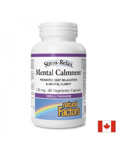 Л-Теанин,125 mg В подкрепа на нервната система 60 капсули