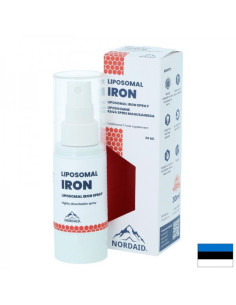 Липозомно желязо с висока абсорбция Анемия и умора С вкус на лимон, Спрей за уста, 30 ml, 200 впръсквания