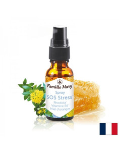 Антистрес спрей за уста със златен корен и витамин В6 SOS Stress Rhodiola, Vitamin B6, Miel d’oranger 20 ml