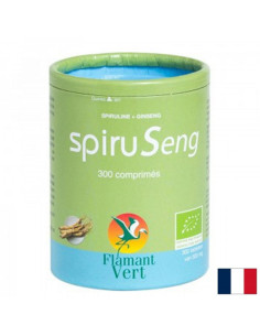 Имунна и нервна системи Спирулина 450 mg + Азиатски женшен 100 mg Spiru Seng 300 таблетки