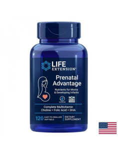 Prenatal Advantage Мултивитамини за бременни и кърмачки 120 софтгел капсули