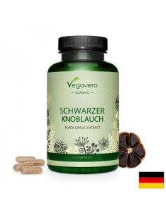 Schwarzer Knoblauch Екстракт от черен чесън 120 капсули, 100- Vegan