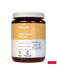 Тромбоза и нарушено кръвообращение Наттокиназа 100 mg x 60 капсули