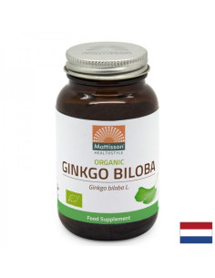 Памет и концентрация Гинко Билоба (Ginkgo Biloba Organic) 250 mg х 60 капсули