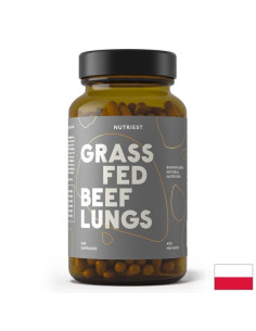 Имунна, нервна и сърдечно-съдова функция Говежди бял дроб + черен дроб 400 mg х 240 капсули