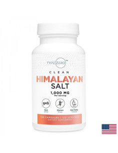 Натрий (Хималайска розова каменна сол) TypeZero 120 капсули