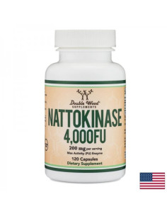 Натокиназа – тромбоза и нарушено кръвообращение 200 mg, 120 капсули за 2 месеца прием