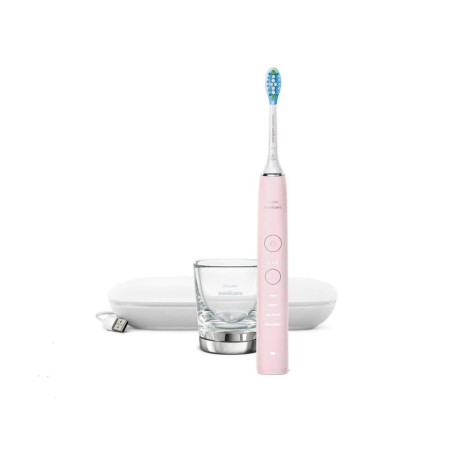 Електрическа звукочестотна четка за зъби Philips Sonicare DiamondClean Series 9000, розова, HX9911/29