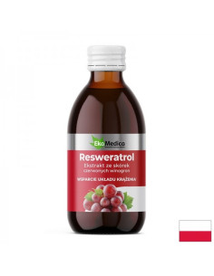 Сок от червено грозде, осигуряващ ресвератрол Сърдечен тоник и антиоксидант 250 ml, 25 дози