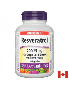 Ресвератрол 200 mg с Гроздово семе 25 mg 90 капсули