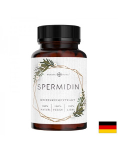Нервна и сърдечно-съдова системи Спермидин (екстракт от пшеничен зародиш) 90 капсули