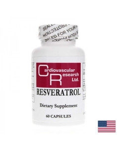 Ресвератрол Сърдечно и съдово здраве, кръвообращение 250 mg, 60 капсули