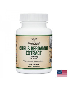 Бергамот – контрол на холестерола, сърдечно-съдово здраве 500 mg, 60 капсули