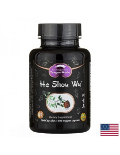 Формула на дълголетието - Хъ Шоу У (Фо-ти) Здравословно стареене, енергия, настроение 500 mg, 100 капсули
