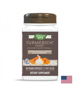 Сърдечно-съдово здраве Формула с коензим Q10 и билки 60 капсули