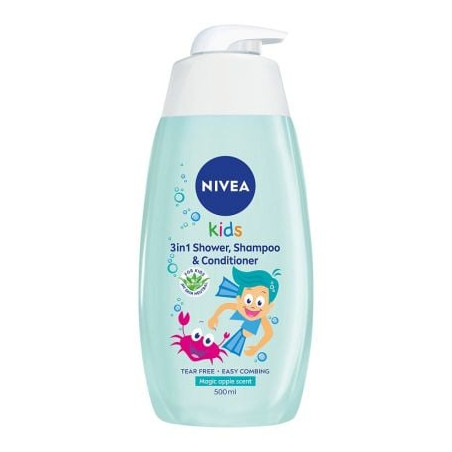 NIVEA Kids Детски 2в1 душ-гел и шампоан за момчета