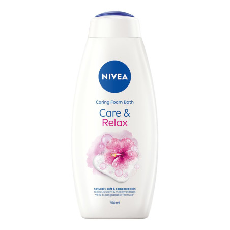NIVEA Душ-гел и пяна за вана 2в1 Care & Relax