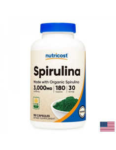 Имунитет, Супер антиоксидант Спирулина 500 mg х 180 капсули