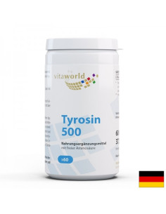 Щитовидна жлеза L-Тирозин (L-Tyrosin) 500 mg, 60 капсули