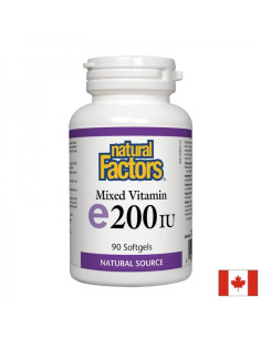 Витамин E Токофероли микс 200 IU х 90 софтгел капсули